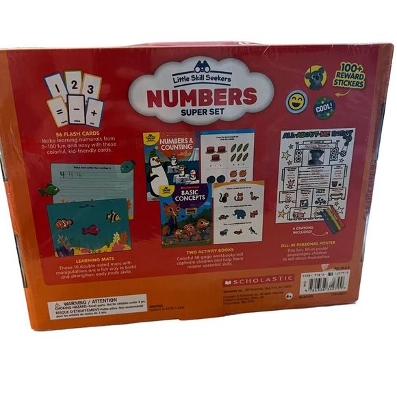 Scholastic Little Skill Seekers Numbers Super Set Ages 4-6 Includes 2 Wkbks‎ - Picture 4 of 5